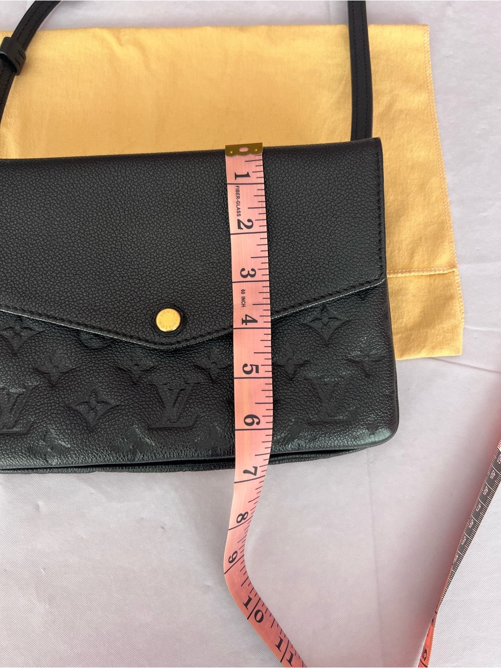 Louis Vuitton Black Monogram Empreinte Crossbody Shoulder Bag - Picture 9 of 16